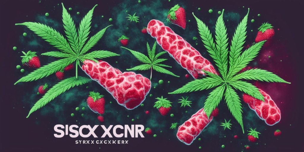 A Fusion of Strawberry Cough and SCX Slymer Cannabis Strains